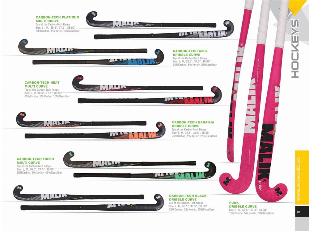 Hockey Stick Size Chart