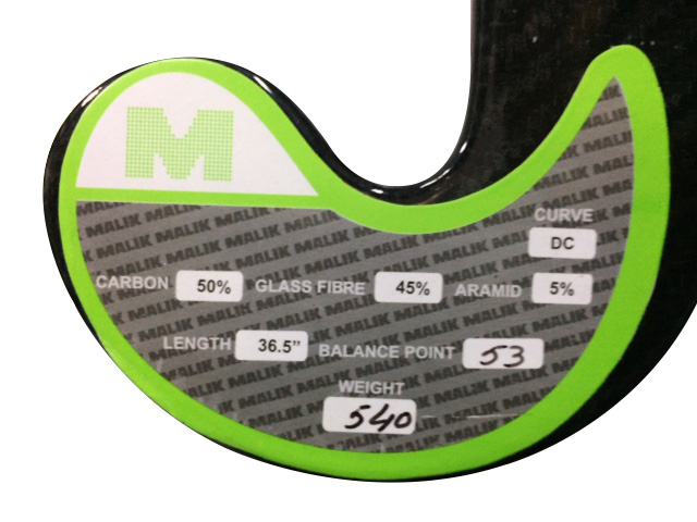 Fresh Field Hockey Sticks Details Label 3