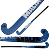 Picture of Field Hockey Stick Slam J Blue, Black, and Silver Outdoor Wood Multi Curve - Quality: Pluto J, Head Shape: J Turn