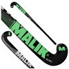 Picture of Field Hockey Stick Slam J Black  Green Silver Outdoor Wood Multi Curve - Quality: Pluto J, Head Shape: J Turn