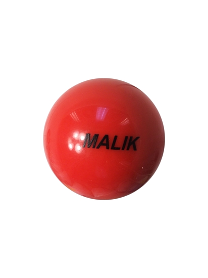 Malik Field Hockey Smooth Bright Orange Ball Front