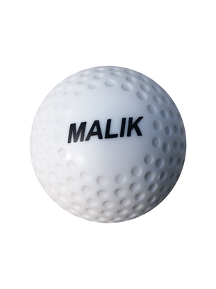 Malik White Dimple Ball Front