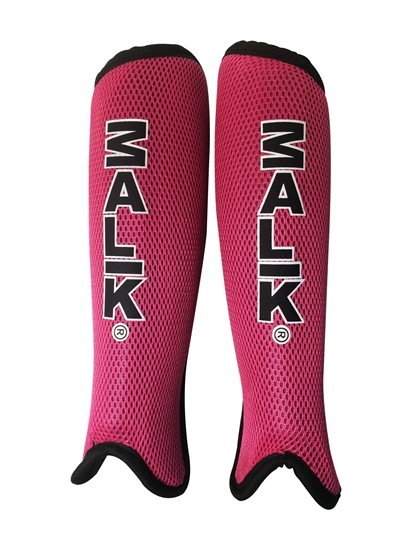 Malik Hot Pink Shinguards Pair
