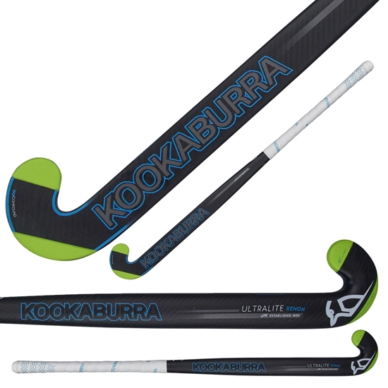 Picture of Field Hockey Stick Ultralite Xenon L-Bow  95% Composite Carbon 5% Fiberglass 36.5 & 37.5 Inch by Kookaburra