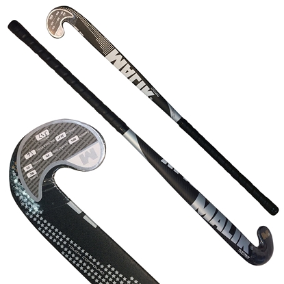 MALIK CARBON-TECH GAUCHO COMPOSITE FIELD HOCKEY STICK WITH COVER+GRIP+GLOVES 