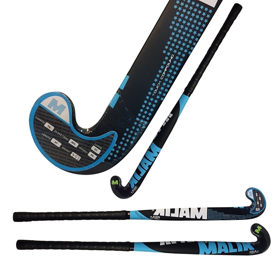 Picture of Junior Field Hockey Sticks Outdoor AZUL Dribble Curve DC - 5% Carbon - 5% Aramid - 90% Fiber Glass