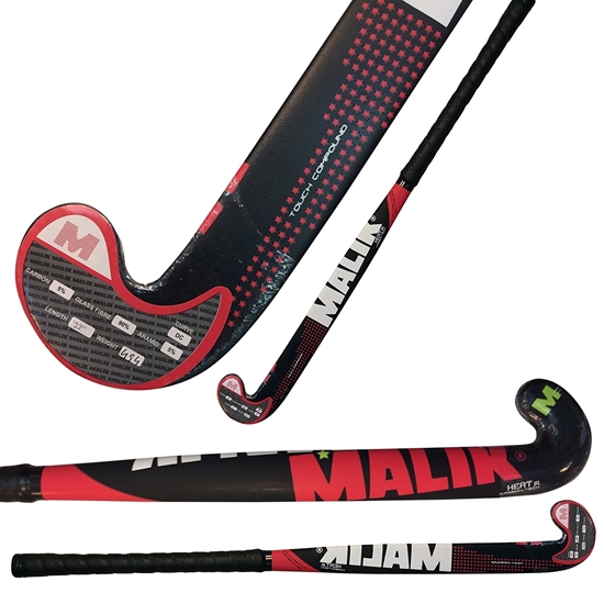Picture of Junior Field Hockey Stick Junior Carbon-Tech HEAT Outdoor Multi Curve - 5% Carbon - 5% Aramid - 90% Fiberglass
