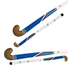 Picture of Field Hockey Stick Blue Outdoor Wood by F HS Extra Low Bow Maxi Shape Color Blue