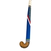 Picture of Field Hockey Stick Blue Indoor Wood by F HS Extra Low Bow Maxi Shape Color Blue