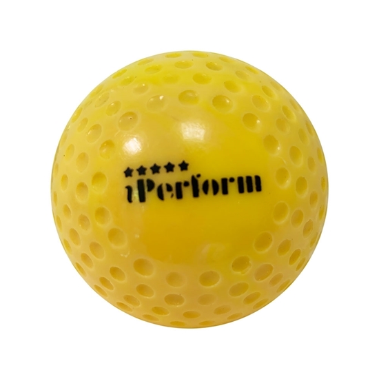 Picture of Field Hockey Ball Yellow Outdoor Dimple Brand iPerform®