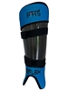 Picture of Field Hockey Insertable Covers with Straps Carbon Shin Guards Reflex Color Blue Available Sizes Small, Medium & Large