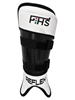 Picture of Field Hockey Insertable Covers with Straps Carbon Shin Guards Reflex Color White Available Sizes Small, Medium & Large