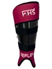 Picture of Field Hockey Insertable Covers with Straps Carbon Shin Guards Reflex Color Magenta Available Sizes Small, Medium & Large