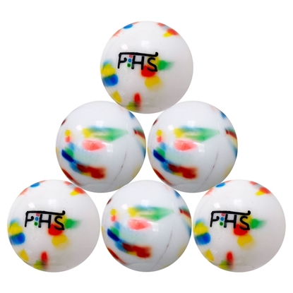 Picture of Field Hockey Balls Colorful Indoor Smooth Six Pack