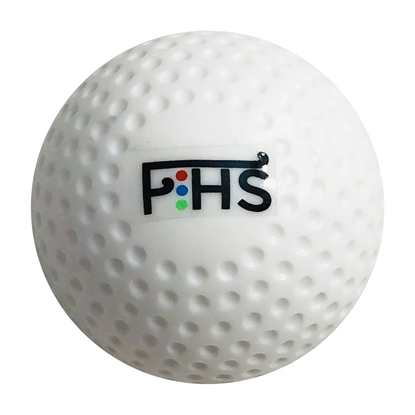Picture of White Dimpled Field Hockey Ball Buy One Ball for Training or Match